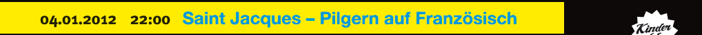 Saint Jacques - Pilgern auf franzoesisch